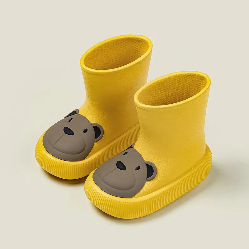 Non-slip rubber rain boots with animals multivariant-5